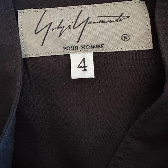 Yohji Yamamoto Oversized LS Shirt with Layered Collar 4/L - Picture 4 of 10